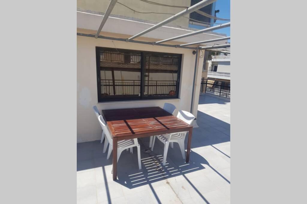 Terrace Roof Room @ Koridallos Metro St.&Piraeus Port Exterior foto