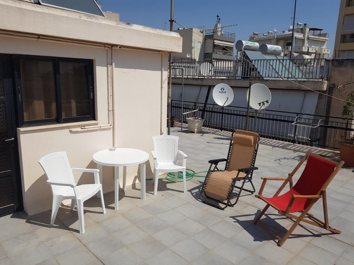 Terrace Roof Room @ Koridallos Metro St.&Piraeus Port Exterior foto