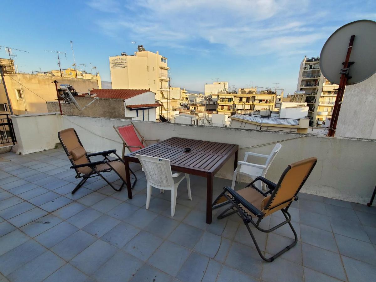 Terrace Roof Room @ Koridallos Metro St.&Piraeus Port Exterior foto